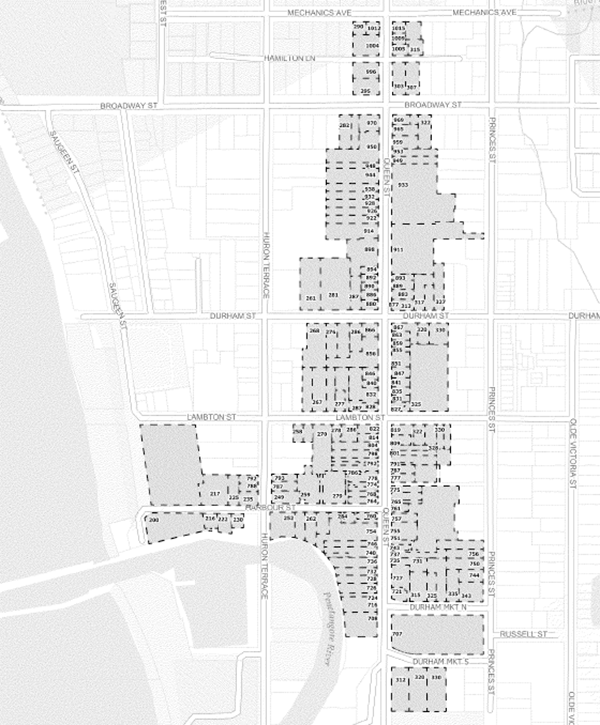 Kincardine CIP Area map.