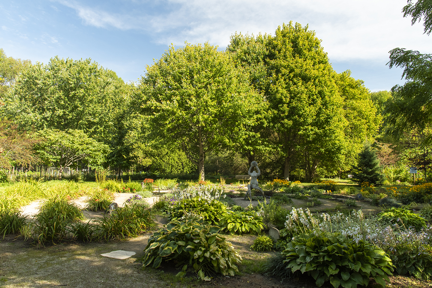 The labyrinth in Geddes Park, Kincardine.