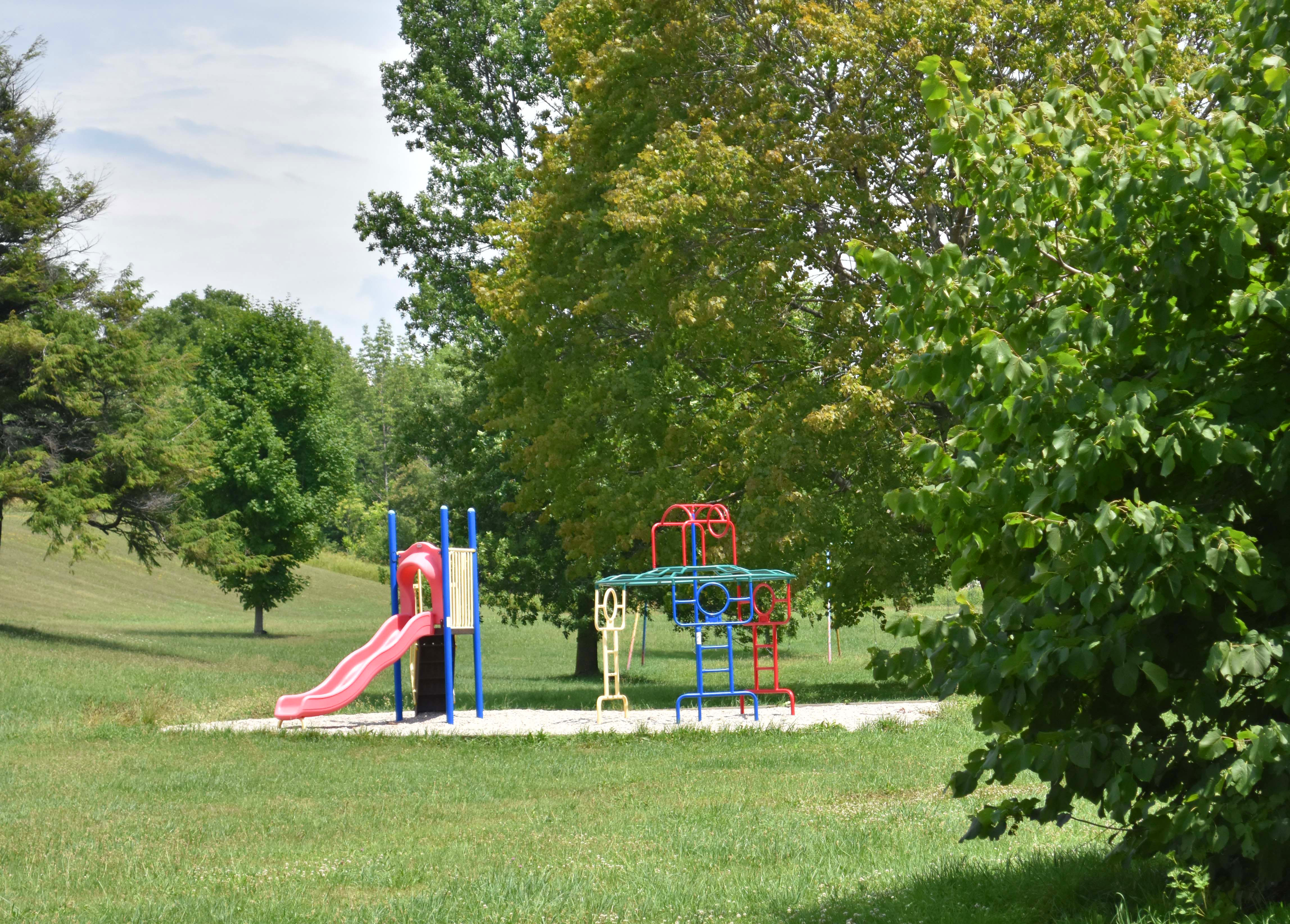 Playground equipment in Alps Park, Kincardine.